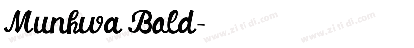 Munhwa Bold字体转换 Munhwa Bold字体转换